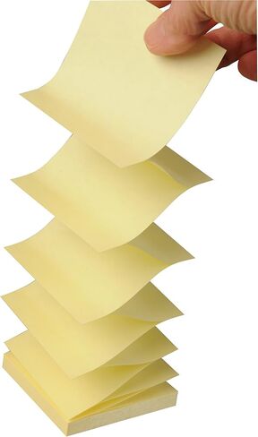 Post-it® Pop-up Notes, Canary Yellow, 100 Sheets per Pad, Pack of 12 in Saudi Arabia