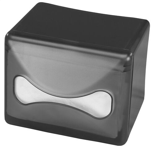 San Jamar H4003TBK H4003 Venue Table Top Interfold Napkin Dispenser, 200 Capacity, Black Pearl in Saudi Arabia