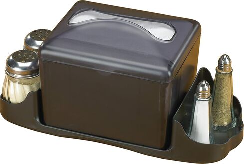 San Jamar H4003TBK H4003 Venue Table Top Interfold Napkin Dispenser, 200 Capacity, Black Pearl in Saudi Arabia