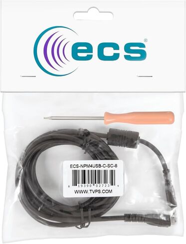 كابل ميكروفون Nuance® Dragon PowerMic 4 متوافق - سهل استبدال السلك المجعد (2.5'-5.5') in Saudi Arabia