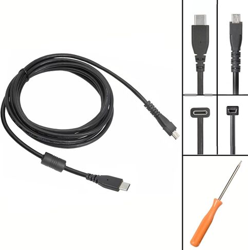 كابل ميكروفون Nuance® Dragon PowerMic 4 متوافق - سهل استبدال السلك المجعد (2.5'-5.5') in Saudi Arabia