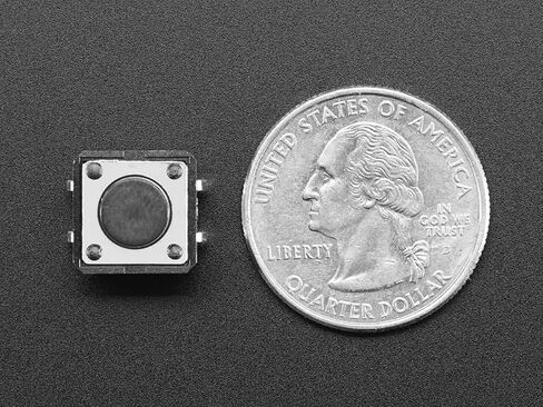 Adafruit Tactile Switch Buttons (12mm Square, 6mm Tall) x 10 Pack in Saudi Arabia