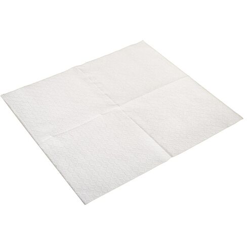 AmazonCommercial 1-Ply White Lunch Napkins, Bulk, Disposable Paper Napkins, FSC Certified, 250 Napkins per Pack (12 Packs)(12 x 12 Sheet) in Saudi Arabia