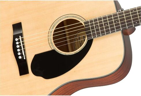 حزمة جيتار Fender CD-60S للمبتدئين، طبيعية مع حقيبة أزعج، وحزام، ولقطات، وأوتار، وحزمة دروس عبر الإنترنت مع إطار حامل جيتار واحد in Saudi Arabia