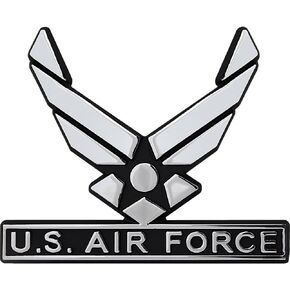 U.S. Air Force Hap Arnold Wings Chrome Auto Emblem