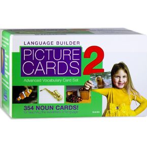 Stages Learning Language Builder Picture Nouns Set 2 for Autism, Aba and Preschool Educational Vocabulary Flash Cards