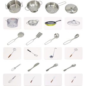 Montessori Language Materials Objects with Similar Cards 12pcs Mini Kitchen Replicas with Picture Cards