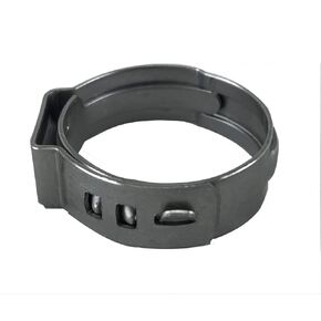 Oetiker 16702498 Stepless Ear Clamp, One Ear, 7 mm Band Width, Clamp ID Range 16.6 mm (Closed) - 19.8 mm (Open) (Pack of 5)