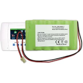 Battery Replacement 300-03864-1 7.2V 1100mAh Compatible with Honeywell Alarm Lynx WALYNX-RCHB-SC Honeywell Lynx Touch K5109 L3000 L5000 L5100 Plus Fix Low Power Alert Control Panel