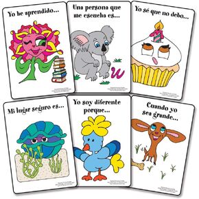 Thoughts and Feelings: A Sentence Completion Play Therapy Card Game (Español/Spanish Language Version)