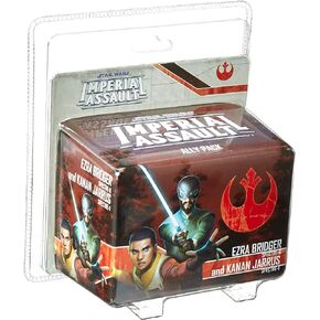 Star Wars Imperial Assault Board Game Ezra Bridger and Kanan Jarrus ALLY PACK - Epic Sci-Fi Strategy Game for Kids and Adults, Ages 14+, 1-5 Players, 1-2 Hour Playtime, Made by Fantasy Flight Games