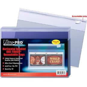 Ultra Pro One-Touch Horizontal Booklet Resealable Bag