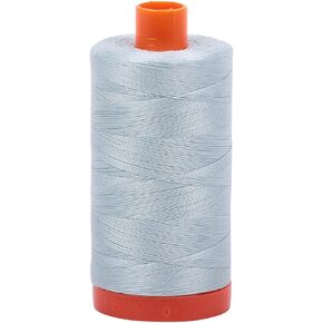 Aurifil Mako Cotton Thread Solid 50wt 1422yds Light Grey Blue