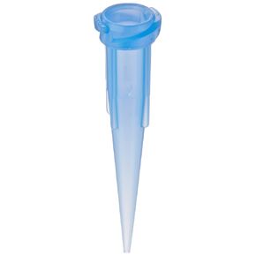 Metcal 922125-DHUV Series TT High Density Polyethylene UV Light Block Taper Tip for Fluid Dispensing Needle, 1.25" Tip Size, 22 Gauge, Blue (Pack of 50)