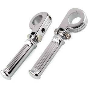 Motorcycle Adjustable Highway Foot Pegs Mounting Kit for 1.1/4 Engine Guard, 1.25" 1 1/4 Inch 32mm Motorcycle Highway Pegs Foot Rest for Harley Sportster Softail Road King Road Glide Street Glide