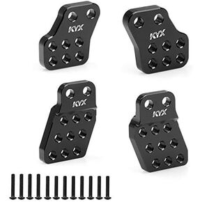 KYX Racing Aluminum Suspension Bracket Shock Absorber Bracket Upgrades Parts Accessories for 1/10 RC Crawler Car Axial Capra Unlimited Trail Buggy UTB