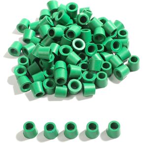 100pcs Rubber Gasket,Rubber Manifold Repair Sealing O Ring Kit,Air Conditioning 1/4'' Charging Hose O Ring Rubber Repair Replacement Washer,for A/C Refrigeration Charging Hose