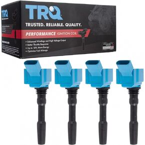 TRQ Performance Ignition Coil Set Compatible with 16-18 Audi A3 19-21 Volkswagen Golf Jetta