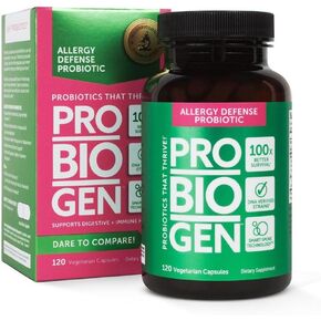 Allergy Defense Probiotic: Smart Spore Technology, DNA Verified, 100X Better Survivability, 120 count