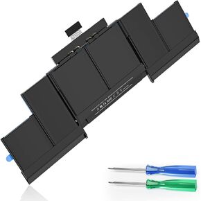 A1494 A1618 Laptop Battery for MacBook Pro 15 Inch Retina A1398 (Late 2013, Mid 2014, Mid 2015), [A1398 A1494 A1618 Battery, 11.26 V / 99 Wh]