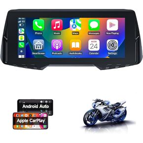 Spedal CL876L شاشة Apple CarPlay وAndroid Auto اللاسلكية للدراجات النارية، IPX7 مقاومة للماء، Siri & Google Voice Control in Kuwait