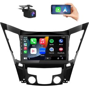 Android 13 [2GB+64GB] Car Radio Compatible for Hyundai Sonata 2011-2015 with Reverse Camera, 9 Inch Touch Screen with GPS/FM/WiFi/USB, Support SWC Wireless Carplay Android Auto
