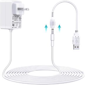 Replacement Baby Swing Power Cord USB, [6.6ft]Baby Swing Charger USB Cable Compatible with Ingenuity Swing for InLighten,Anyway Sway,ConvertMe,InLighten Soothing, Cozy Spot, DC/AC Power Charging Cord