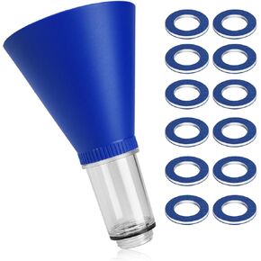 قمع زيت المحرك قفل قمع الزيت مع 12 حشية سدادة تصريف الزيت، مسامير أدوات مانعة للانسكاب للاستخدام في السيارات متوافقة مع تويوتا لكزس سكيون هايلاندر كورولا كامري RAV4 تاكوما in Kuwait