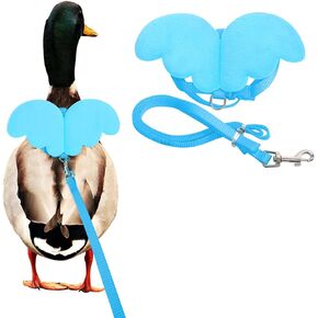 KAMA BRIDAL Duck Walking Harness and Leash Chicken Duck Outdoor Training Rope Adjustable Rope for Pet Poultry Hen Cock (XS, Yellow)