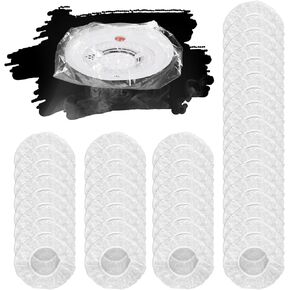 40 PCS Smoke Detector Cover Fire Alarm Cover Thickened Plastic Reusable Smoke Detector Cover Stretch Fire Alarm Cover for Home Cooking or Apartment Smoking