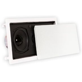 Theater Solutions TSLCR5 In Wall Speaker Home Theater Surround Sound Center Channel, White