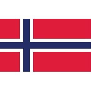 Norway Flag Norsk Vinyl Decal Sticker Car Window Bumper 5-Inches by 3-Inches Premium Quality UV Resistant Laminate PDS018