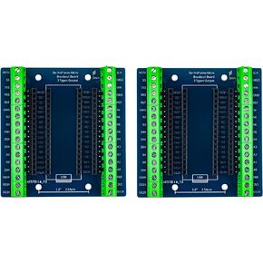 whiteeeen 2pcs Terminal GPIO Expansion Board 3 Types Output Breakout Board for Arduino Micro