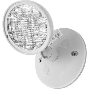 Emergency Remote Head Lighting, Single Head Emergency Light, UL Listed, Multi Voltage 3.6 to 24 Volt Input, 3 Watts, 180 Lumen, Round