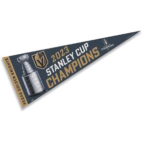 Vegas Golden Knights 2023 Stanley Cup Champions Pennant Flag