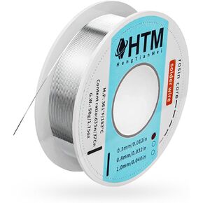 63/37 Rosin Core Tin Lead Solder Wire For Electrical Soldering(0.3mm/50g)