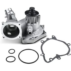A-Premium Engine Water Pump Kits Compatible with BMW 540i 1999-2003 740i 740iL 1999-2001 X5 2000-2003 Z8 2003 4.4L 4.6L 4.8L