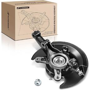 A-Premium Front Steering Knuckle & Wheel Bearing Hub Assembly Compatible with Honda Civic 2003-2005, 1.7L, Left Driver Side, Replaces 45255S01A00, 44600S5DA00