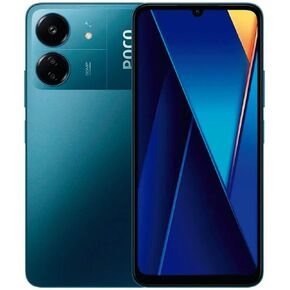 Poco C65 4G LTE GSM (128 جيجابايت + 6 جيجابايت) كاميرا ثلاثية 50 ميجابكسل 6.74 بوصة ثماني النواة (Tmobile Mint Tello Global) عالمي مفتوح + (مع شاحن سيارة سريع 33 وات) (ذاكرة ROM عالمية زرقاء)