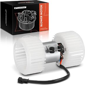 A-Premium HVAC Heater Blower Motor Assembly Compatible with BMW Vehicles - E39 Series 525i 2001-2003, X5 2001-2004 - Front Side, Replace# 64118382305