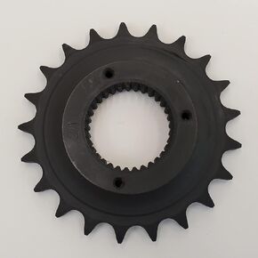 21 Tooth Belt-to-Chain Drive Conversion Front Transmission Sprocket for 1991-2020 Harley Davidson Sportster Evolution 883/1200 XL Models – Recommended for use with 530 Chain