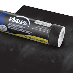 Fadeless Bulletin Board Paper, Fade-Resistant Paper for Classroom Decor, 48" x 12’, Chalkboard, 1 Roll