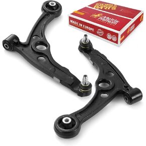 Made in Europe - Metrix Premium Front Left & Right Lower Control Arm and Ball Joint Assembly RK622860 & RK622861 Fits 2012-2019 Fiat 500