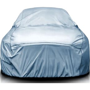 iCarCover 1965-1970 Ford Mustang Shelby GT350, GT500 Full Car Cover Waterproof All Weather Resistant Custom Outdoor Indoor Sun Snow Storm Protection Form-Fit Padded Cover with Straps