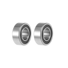 uxcell R188-2RS Deep Groove Ball Bearings 1/4" x 1/2" x 3/16" Double Sealed Chrome Steel P0(ABEC1) 5pcs
