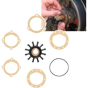 Impeller Kit 09959K 09959K-SHW 12 Blade Flexible Impeller 9959 Replacement for Sherwood Impeller kit Fit for Sierra 18-3046 18-3060