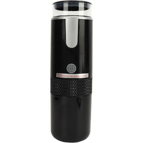 Portable Espresso Machine, Travel Coffee Maker Compatible with NS Capsule & Ground Coffee, Manually Operated Portable Espresso Maker with Self Heating for Home, Office, Camping