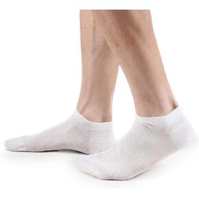 Ciocca Casual No-Show Socks, 100% Authentic Filo Di Scozia Cotton - Made in Italy - 5 Pairs Pack