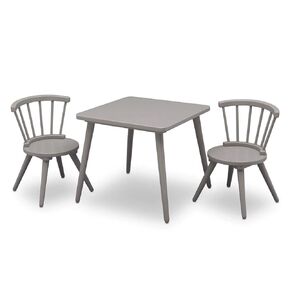 Delta Children Windsor 2-Piece Chair Set, Bianca White