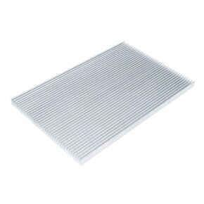 Large Aluminum Heatsink 200 x 127 x 8mm / 7.87 x 5 x 0.31 inch Heat Sinks Cooler Cooling Radiator for LED LCD CHIP Electronic Amplifier Transistor Semiconductor Devices Heat Dissipation